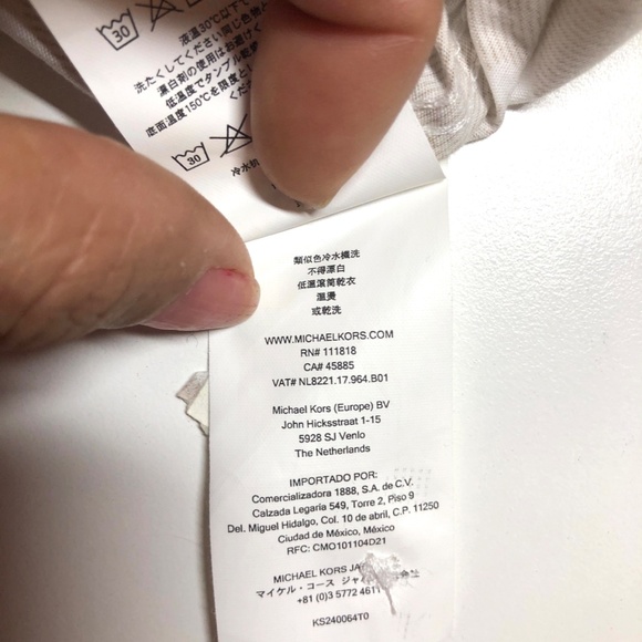 Men's Michael Kors Slim Fit Shirt w/Leaf Motif - Cotton Blend - Picture 12 of 16